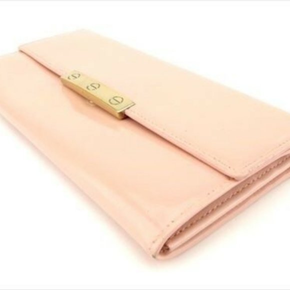 Cartier Wallet Purse Long Wallet Pink leather Woman Authentic Used T7679 - Picture 3 of 8